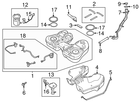 Electrical/Senders for 2013 Ford Flex #1