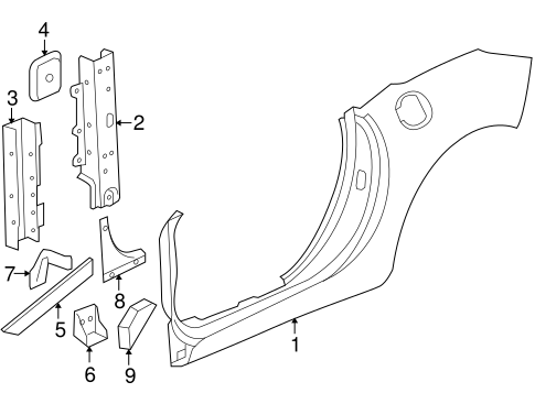 Solstice HINGE PILLAR