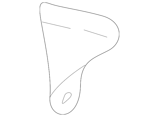 8611284 Деталь INNER PANEL BRACKET, LEFT
