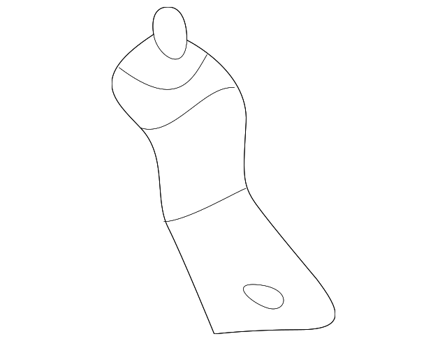8618524 Деталь BRACKET BRACE, RIGHT