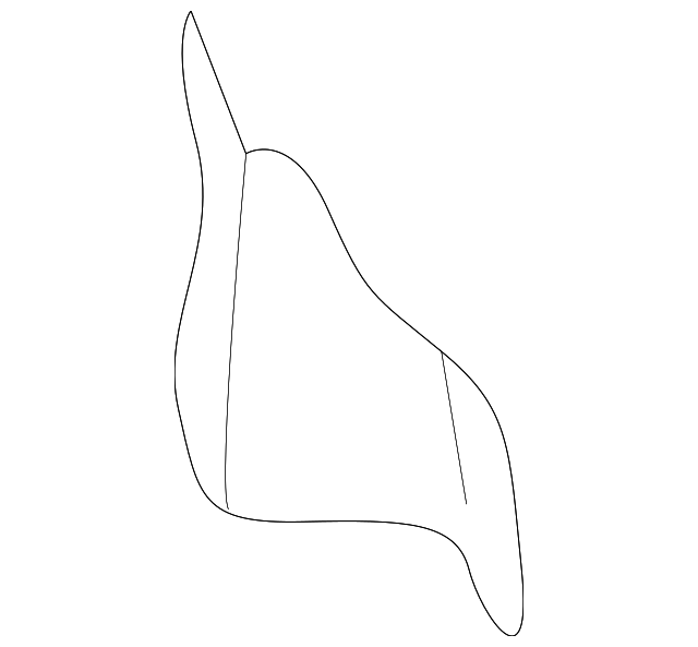 8614244 Деталь REAR EXTN, LEFT