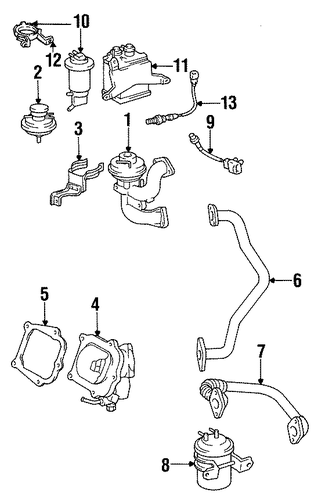 EMISSION SYSTEM/EGR SYSTEM for 1996 Toyota Avalon #1