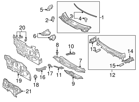 BODY/COWL for 2012 Toyota Prius V #1