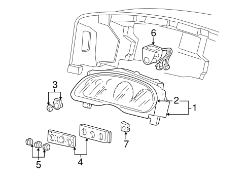 HVAC/Controls for 2000 Ford F-350 Super Duty #1