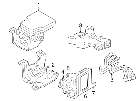 Electrical/ABS Components for 2001 Dodge Durango #1