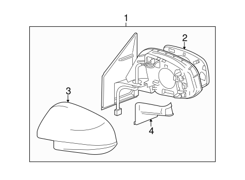 BODY/OUTSIDE MIRRORS for 2016 Toyota RAV4 #3
