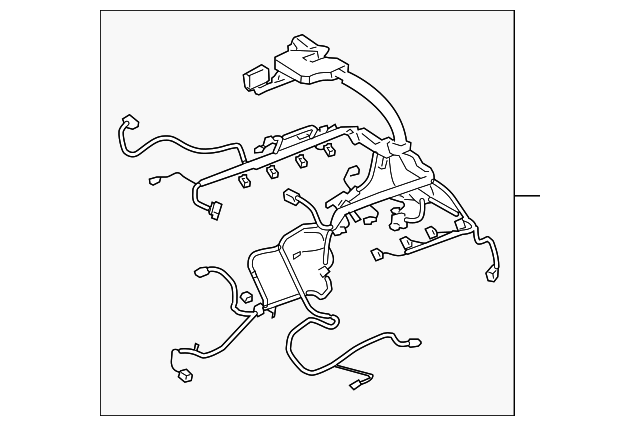 LR044092 Деталь ENGINE HARNESS