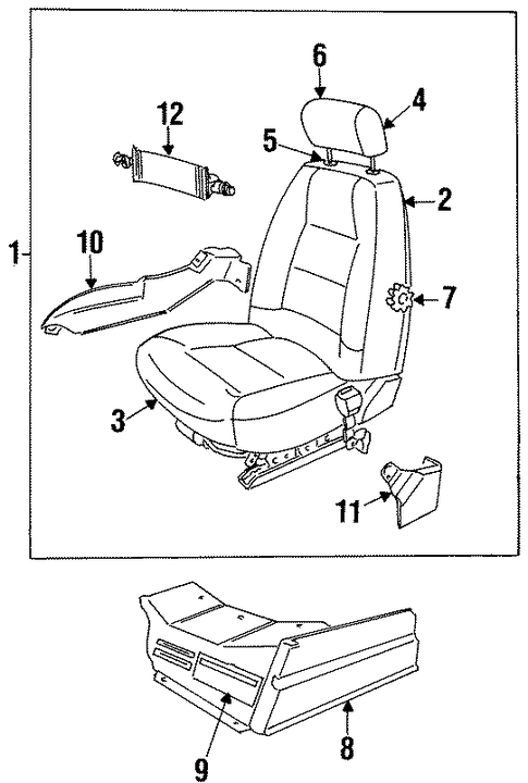 Discovery FRONT SEAT COMPONENTS 2