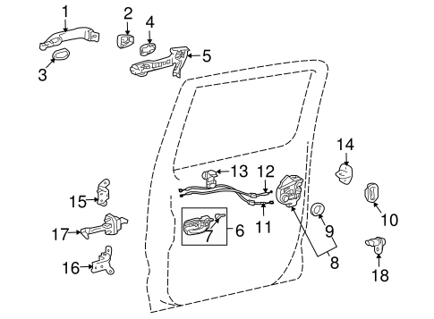 ELECTRICAL/REAR DOOR for 2012 Toyota Tacoma #3