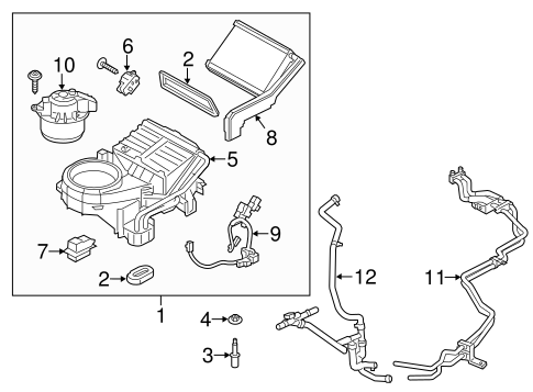 HVAC/Rear Heater for 2017 Ford Transit-350 HD #1
