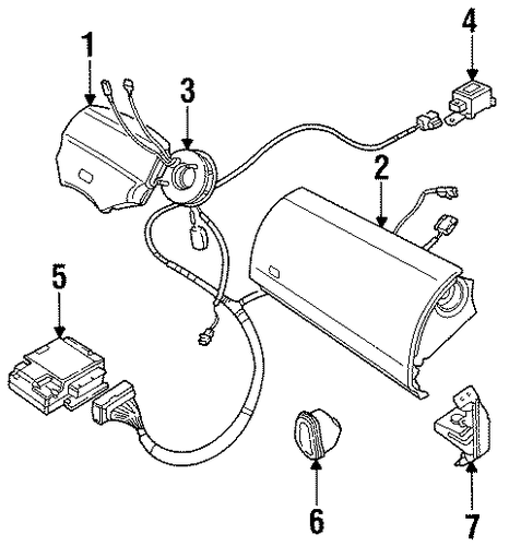 Discovery AIR BAG COMPONENTS