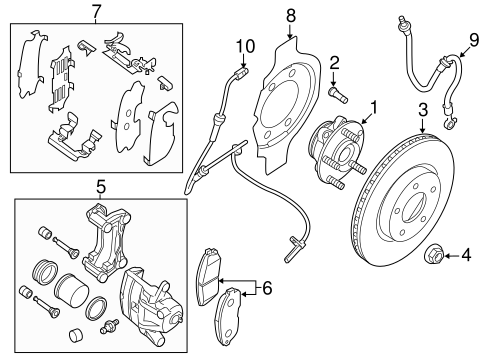 Brakes/Front Brakes for 2012 Nissan Altima #1