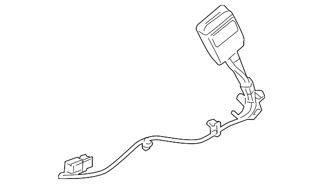 LR077447 Деталь BUCKLE, LEFT