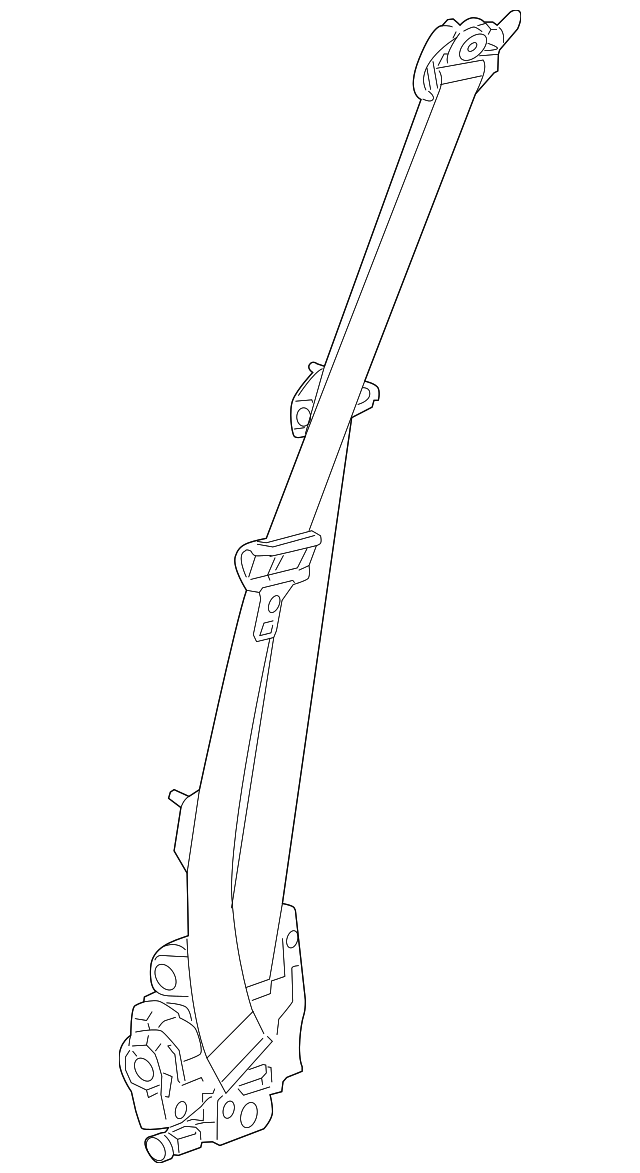 LR050815 Деталь BELT & RETRACTOR, RIGHT