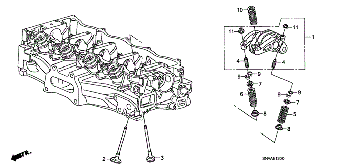 ENGINE/VALVE - ROCKER ARM (1.8L) for 2009 Honda CIVIC SEDAN #1