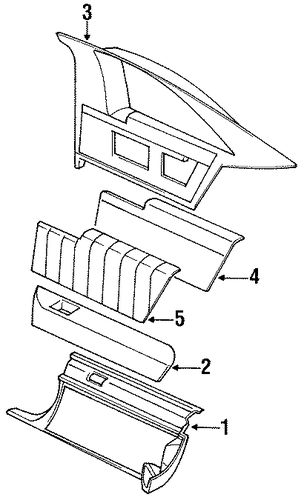 Lumina INTERIOR TRIM - QUARTER PANELS