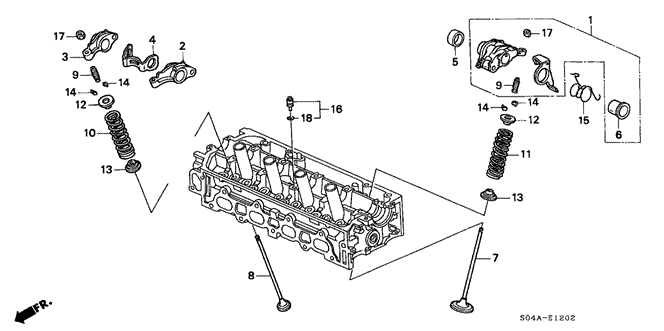 ENGINE/VALVE - ROCKER ARM (CNG) for 2000 Honda CIVIC SEDAN #1