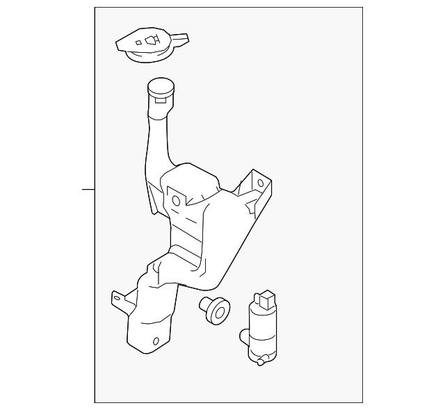 BE8Z-17618-A RESERVOIR ASSY