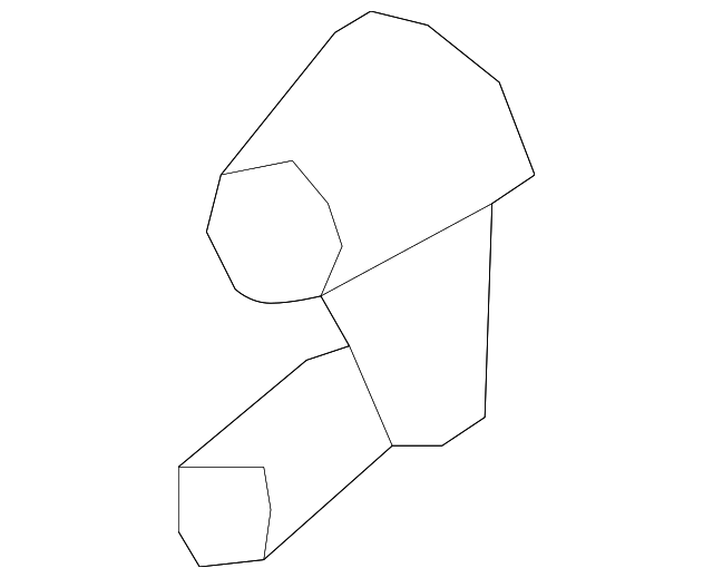 BE8Z-17603-A WASHER NOZZLE, LEFT
