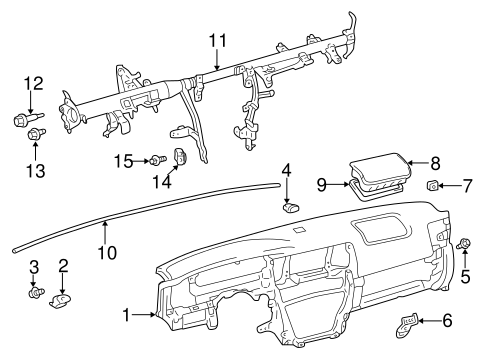 BODY/INSTRUMENT PANEL for 2009 Toyota 4Runner #1