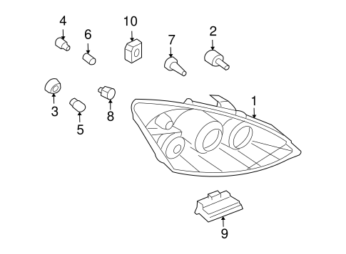 Focus BULBS - CHASSIS 4