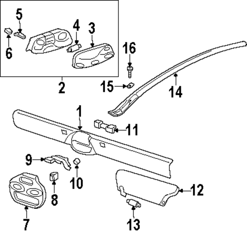 911 INTERIOR TRIM - ROOF 3