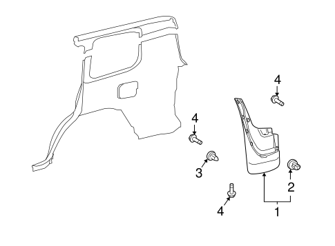 BODY/EXTERIOR TRIM - QUARTER PANEL for 2008 Toyota Land Cruiser #1
