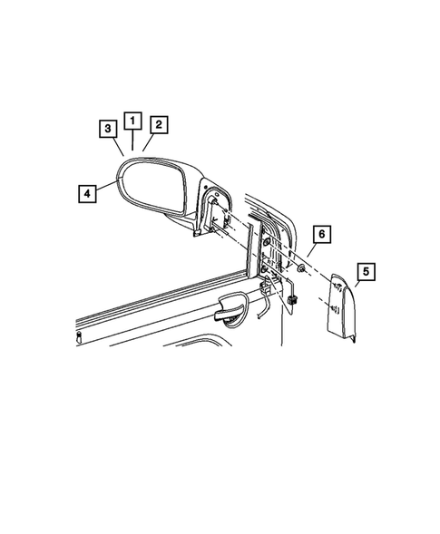 Exterior Mirror for 2009 Jeep Patriot #0