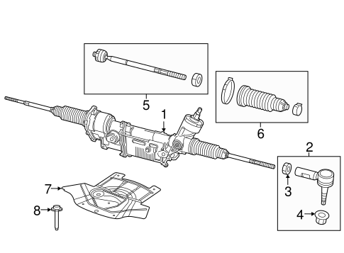 Steering/Steering Gear & Linkage for 2017 Dodge Challenger #1