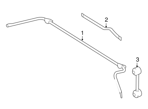 Rear Suspension/Stabilizer Bar & Components for 2007 Ford Five Hundred #2