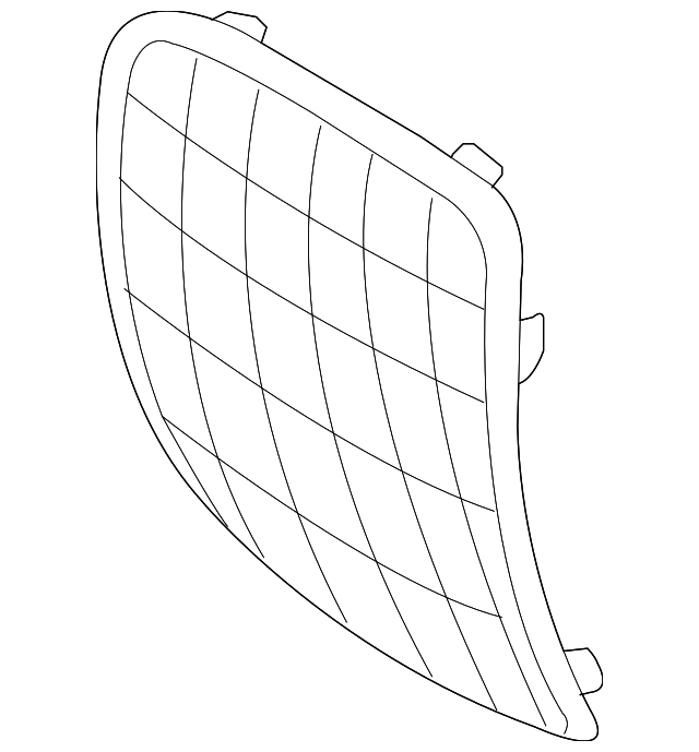 15909804 Деталь GRILLE, RIGHT