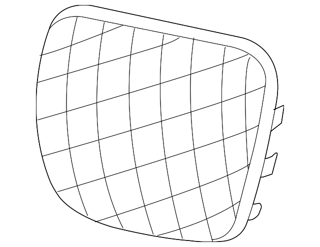 15265487 Деталь GRILLE, LEFT