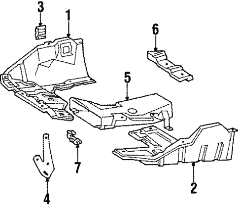 Splash Shields for 1986 Toyota Celica #0