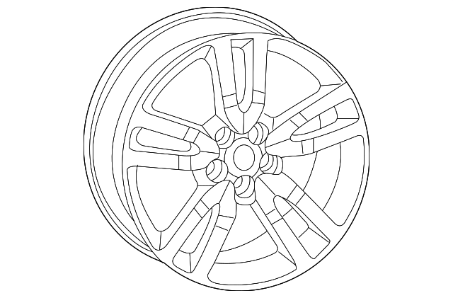 LR023736 WHEEL, ALLOY
