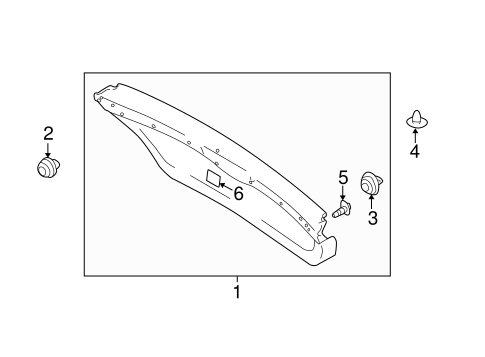 Interior Trim for 2007 Subaru Impreza #0