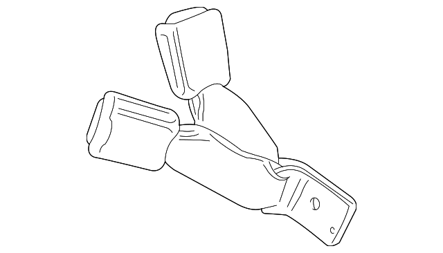 C2Z11011LEG Деталь BUCKLE END, LEFT
