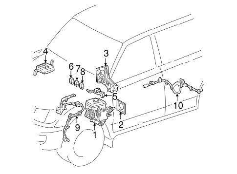 ELECTRICAL/ABS COMPONENTS for 2007 Toyota Land Cruiser #1
