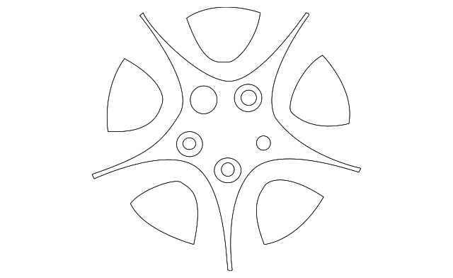 YF1Z1007AA Деталь WHEEL, ALLOY