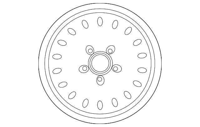 YF1Z-1007-FA Деталь WHEEL, STEEL