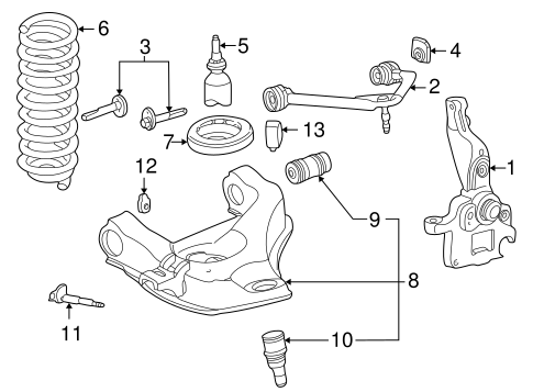 Front Suspension/Suspension Components for 2003 Ford Ranger #4