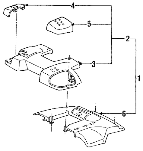 Mark VIII ENGINE APPEARANCE COVER