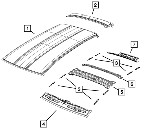 Roof for 2016 Fiat 500X #0