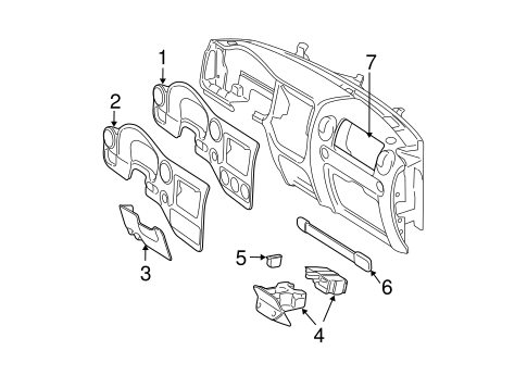 Body/Instrument Panel Components for 2005 Ford Expedition #1