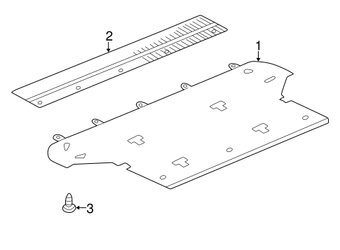 Interior Trim - Rear Body for 2001 Toyota Land Cruiser #0