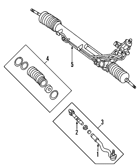 Steering Gear & Linkage for 2000 BMW X5 #1