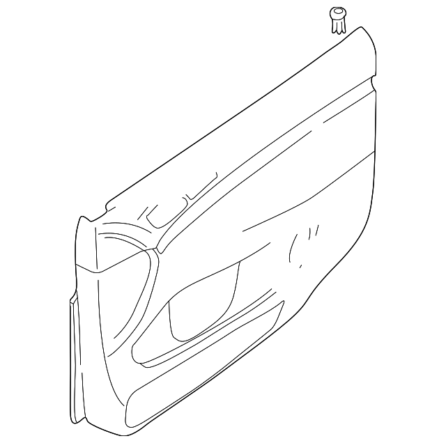 39966242 Деталь DOOR TRIM PANEL, LEFT