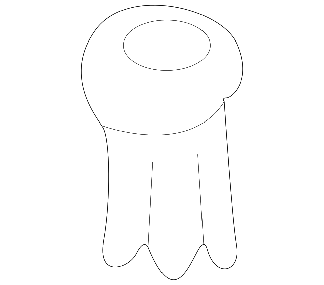 94217213 Деталь LOCK KNOB GUIDE, RIGHT