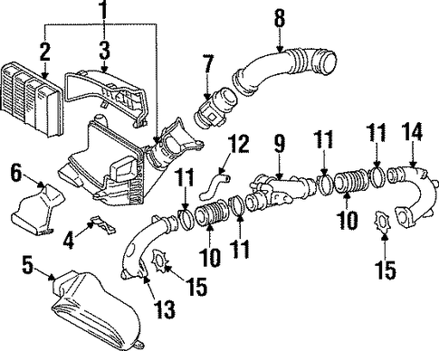 MAINTENANCE & LUBRICATION/FILTERS for 1997 Toyota Supra #1
