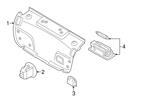 S60 INTERIOR TRIM - TRUNK