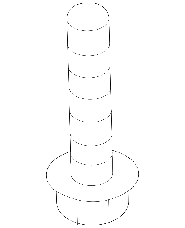 30640916 Деталь UPPER BRACKET BOLT, RIGHT